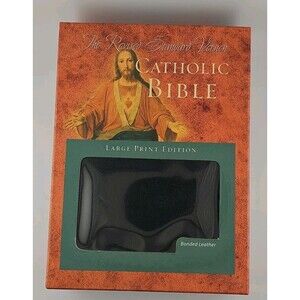 The Revised Standard Version - Catholic Bible - Large Print Bonded Leather Black
